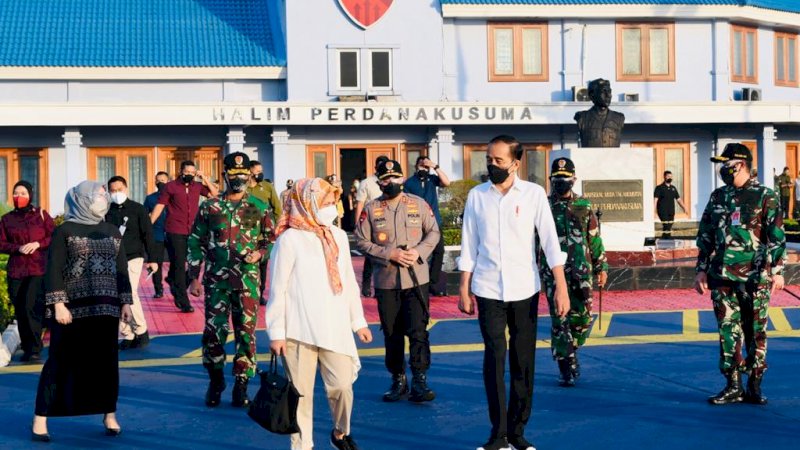 Presiden Jokowi Sudah Terbang ke Makassar, Lanjut ke Wajo dengan Helikopter 