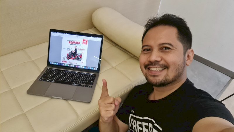 Ngoprek Special Edition, Asmo Sulsel Hadirkan Blogger Iwan Banaran