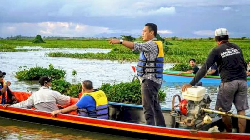 Kawal Sungai Bila-Labojo, Andi Iwan Aras Turun Langsung ke Lokasi