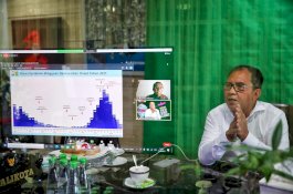 Danny Bahas Strategi Makassar Lawan Covid 19 pada Diskusi Publik TII