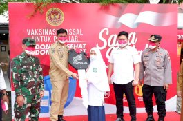 Bersama Honda Satu Hati Kita Peduli; Asmo Sulsel Kembali Hadiahkan Satu Unit Motor untuk Peserta Vaksin