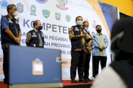 Pantau Tes CASN, Plt Gubernur Sulsel: Mudah-mudahan Saya Datang Tidak Hilang Semua yang Dipelajari