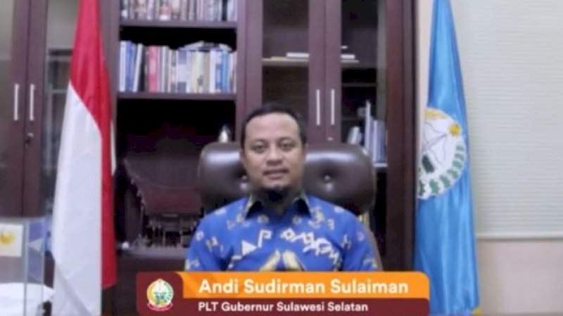 Pelaksana Tugas (Plt) Gubernur Sulawesi Selatan (Sulsel), Andi Sudirman Sulaiman.
