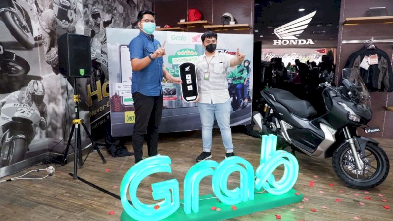 Kolaborasi Grab, Astra Motor Sulsel Hadirkan Layanan GrabBike 150 di Makassar