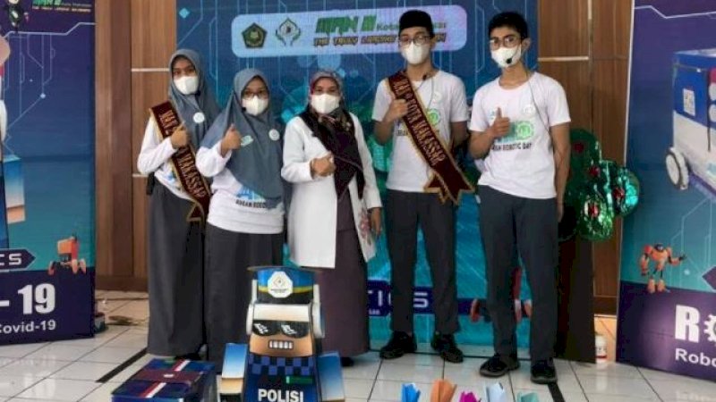 Bikin Bangga, 2 Tim Robotic MAN 2 Kota Makassar Berhasil Juarai ASEAN Robotic Day 2021