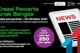Berhadiah Ratusan Juta, Gojek-AMSI Kembali Gelar Penghargaan Karya Jurnalistik Kreasi Pewarta Anak Bangsa