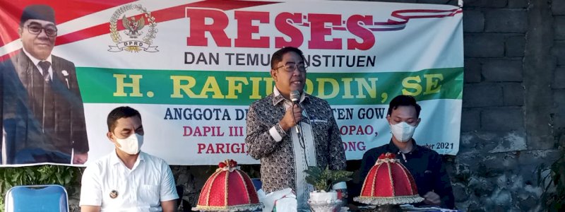 Ketua DPRD Gowa Temu Konstituen