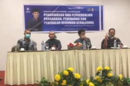 Legislator DPRD Makassar Sosialisasi Perda Minol, Hamzah Hamid: Cegah Dampak Sosial