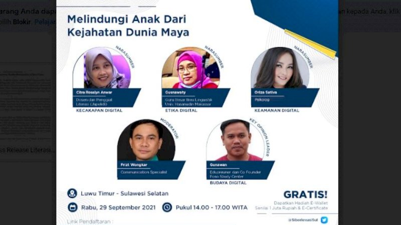 Dampingi Anak Berinternet, Ajarkan Kewaspadaan di Dunia Maya