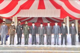 Terapkan Prokes Ketat, Upacara Kesaktian Pancasila di Sidrap Berlangsung Khidmat