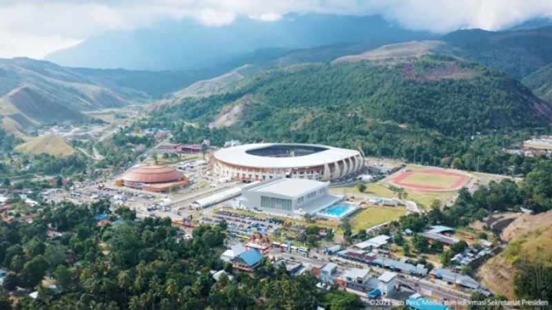 Melihat dari Dekat Stadion Lukas Enembe yang Sempat Masuk Nominasi Terbaik Dunia 2019