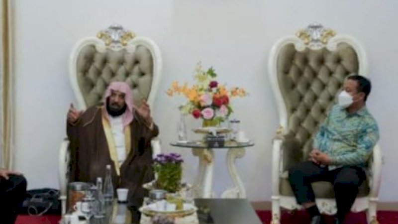 Jamu Penasihat Dubes Arab Saudi, Plt Gubernur Sampaikan Peluang Investasi di Sulsel