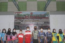 Kodim 1412/Kolaka Gelar Turnamen Bulu Tangkis Cari Apriani Rahayu Baru