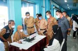 Hadir di CCC, Bupati Barru Pantau Langsung Pelaksanaan Ujian SKD CASN Barru