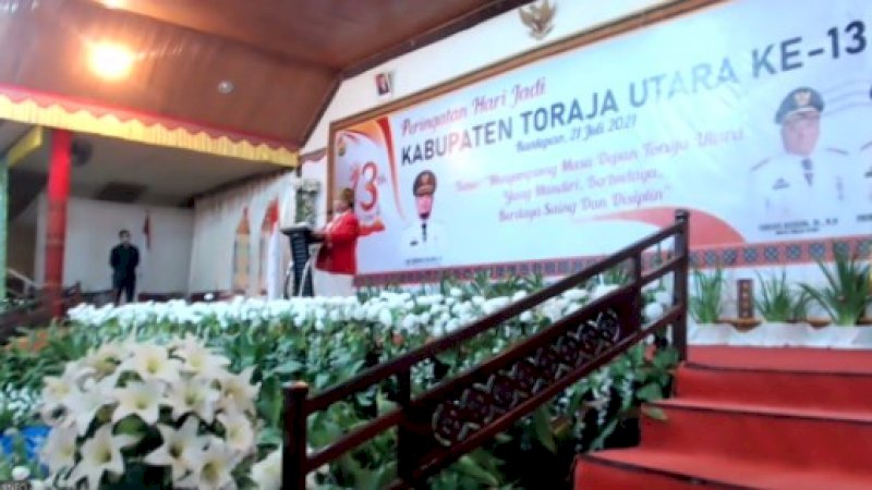 Plt Gubernur Sulsel Sebut Anggaran yang Dikucurkan ke Toraja Utara Mencapai Rp400 Miliar