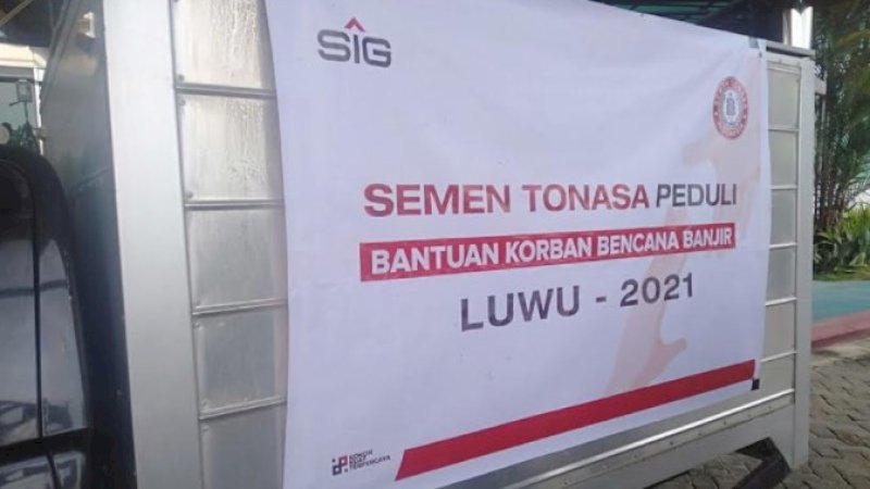 PT Semen Tonasa Berangkatkan Tim ke Banjir Bandang Luwu