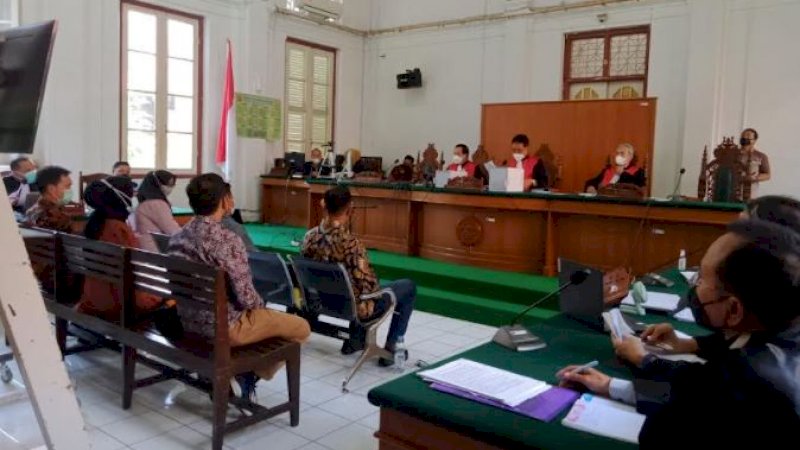 Sidang yang digelar di Pengadilan Negeri (PN) Makassar, Kamis (7/10/2021).