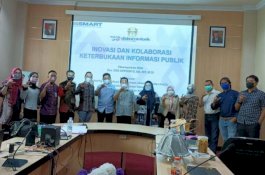 Kadis Kominfotik Wajo Paparkan Penyelenggaraan KIP ke Komisi Informasi Sulsel