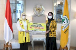 Bupati Luwu Utara Terima Bantuan untuk Penyintas Banjir Bandang dari IIFPG