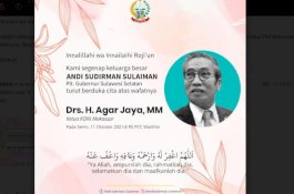 Plt Gubernur Sulsel Ucapkan Belasungkawa untuk Ketua KONI Makassar