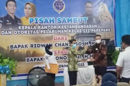 Pisah Sambut Kepala KSOP Parepare, Pejabat Baru Pulang Kampung