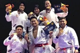 Karate Sulsel Sukses Kawinkan Medali Emas Kata Beregu di PON Papua