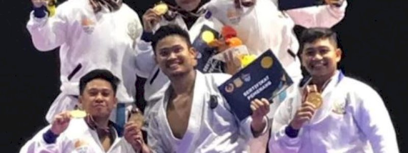 Karate Sulsel Sukses Kawinkan Medali Emas Kata Beregu di PON Papua
