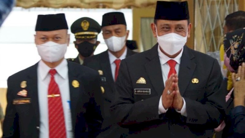 Hadiri Pelantikan PAW Anggota DPRD Wajo Juniwan Akbar, Amran Mahmud: Selamat Bekerja