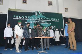 Dihadiri Kamrussamad, HMI Cabang Sinjai Periode 2021--2022 Resmi Dilantik