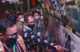 Pengunjung Expo APEKSI 2021 Kagum Dengan Konsep Booth Makassar