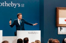 Karya Seni Banksy yang Rusak Tercabik-cabik Laku Terjual Rp357 Miliar