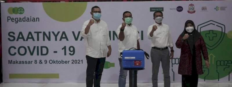 PT Pegadaian Buka Sentra Vaksinasi di Kota Makassar