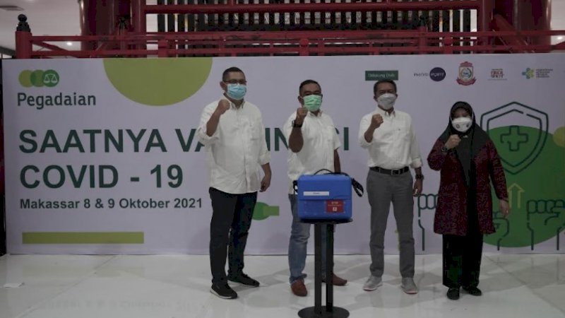 PT Pegadaian Buka Sentra Vaksinasi di Kota Makassar