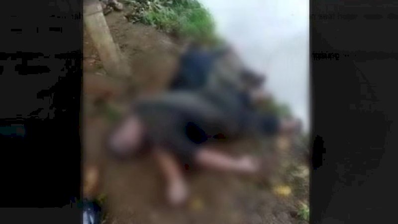 Dua korban tewas tersambar petir di kawasan empang yang berada di Desa Timbuseng, Pattallassang, Kabupaten Gowa, Sulawesi Selatan, Selasa (19/10/2021).
