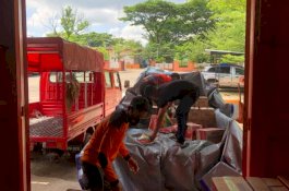 Puting Beliung Terjang 5 Desa di Bone, BPBD Sulsel Gercep Salurkan Bantuan