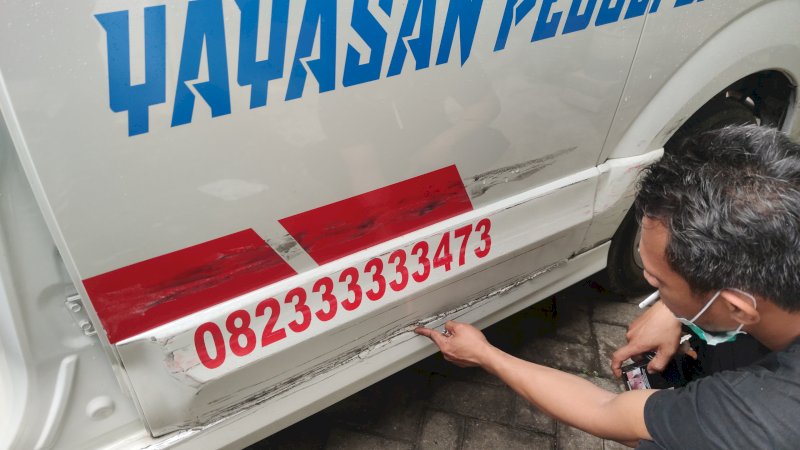 Tabrak Ambulans, Pria yang Mengaku Pejabat Pemkot Makassar Pura-Pura Ajak ke Kantor Polisi lalu Kabur