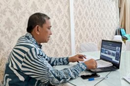 Jadi Pembicara Webinar Nasional, Amran Mahmud Paparkan Potensi Kemaritiman Wajo
