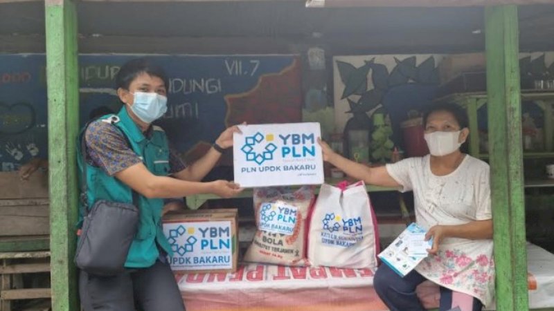 Lewat YBM, UPDK Bakaru Salurkan Bantuan ke Warga Terdampak Pandemi