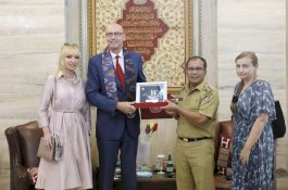 Kagum Pariwisata Makassar, Dubes Republik Ceko Temui Wali Kota Danny
