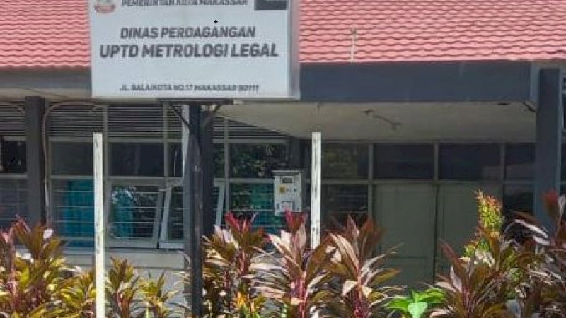 Kantor Unit Pelaksana Teknis (UPT) Metrologi Legal Kota Makassar.