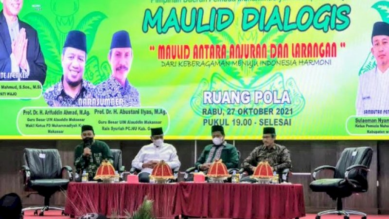 Bupati Wajo Apresiasi Langkah Cerdas Pemuda Muhammadiyah Gelar Maulid Dialogis