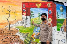 Festival Mural Polda Sulsel Sukses Menarik Perhatian Masyarakat