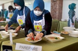 Erna Rasyid Taufan Ikuti Lomba Masak Berbasis Tingkat TP PKK Sulsel