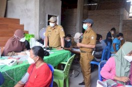 Camat Manggala Pantau Vaksinasi di Kelurahan Tamangapa