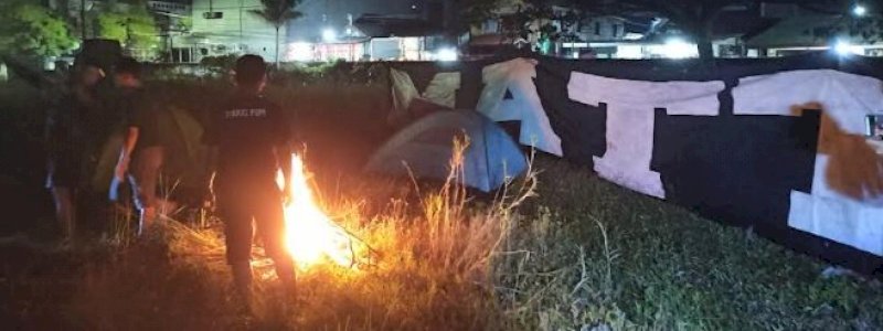 Peringati HUT Ke-106 PSM Makassar, Red Gank Nge-camp di Bekas Stadion Mattoanging