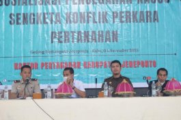 Cegah Kasus Sengketa, Konflik, dan Perkara, Kantor Pertanahan Jeneponto Gelar Sosialisasi