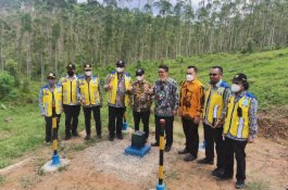 Stafsus Wapres Sukriansyah Tinjau Bendungan Sepaku Semoi, Sumber Air Bersih Ibu Kota Negara Baru