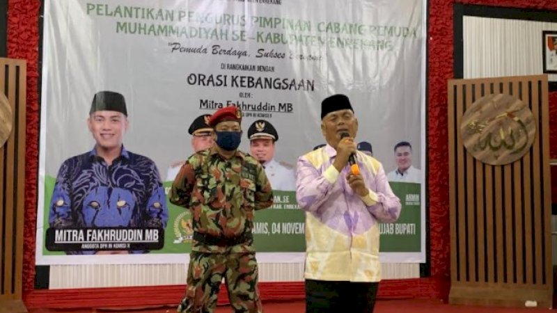 Pelantikan Cabang Pemuda Muhammadiyah, Bupati Enrekang Berikan Pesan Khusus