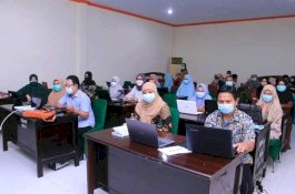 BKPSDM Parepare Monev E-Kinerja ASN di RSUD Andi Makkasau