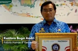 Kementan Raih Penghargaan Top Government Public Relations Award 2021